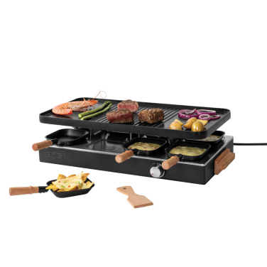 Logo trade promotional giveaways picture of: BOSKA Raclette Gourmet Party, 8 Person (EU Type F)