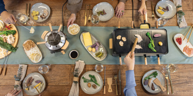 Logo trade business gifts image of: BOSKA Raclette Gourmet Party, 8 Person (EU Type F)