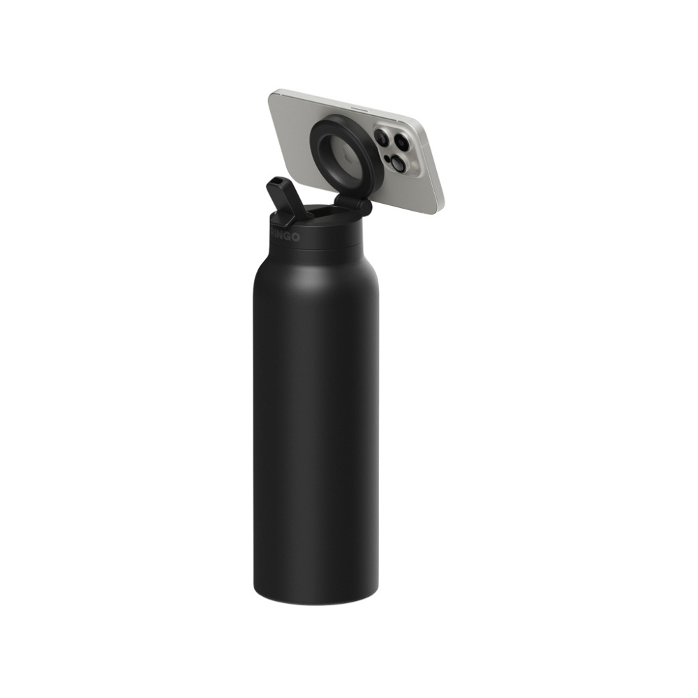 Logo trade promotional merchandise photo of: RINGO Pro MagSafe® Waterbottle w Magnetic Booster Ring 710ML
