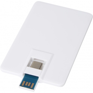Logotrade reklaamkingid pilt: Duo õhuke 32 GB USB-draiv koos Type-C ja USB-A 3.0-ga