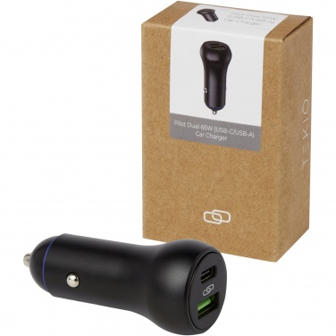 Logo trade firmakingid foto: Pilot topelt 55 W USB-C/USB-A autolaadija