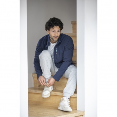 Logo trade reklaamkingituse pilt: Merevaigune meeste GRS taaskasutatud täistõmblukuga fliisjope