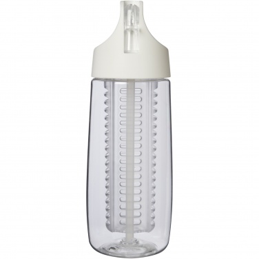 Logo trade ärikingid foto: HydroFruit 700 ml taaskasutatud plastikust spordipudel koos keeratava kaane ja infusiooniga