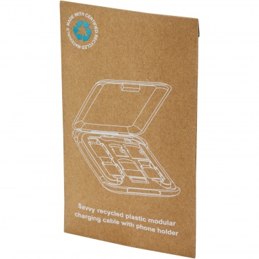 Logo trade ärikingi pilt: Nutikas taaskasutatud plastist moodullaadimiskaabel telefonihoidikuga
