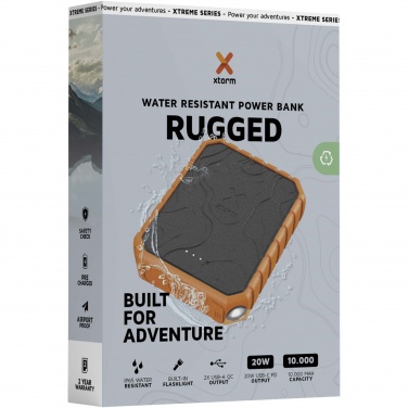 Logotrade firmakingituse foto: Xtorm XR201 Xtreme 10 000 mAh 20 W QC3.0 veekindel vastupidav akupank koos taskulambiga