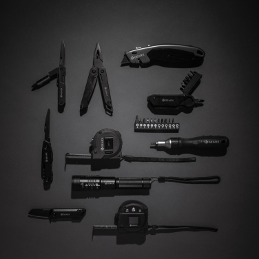 Logo trade ärikingituse pilt: Gear X 5M mõõdulint aeglase/kiire tagasitõmbamise funktsiooniga