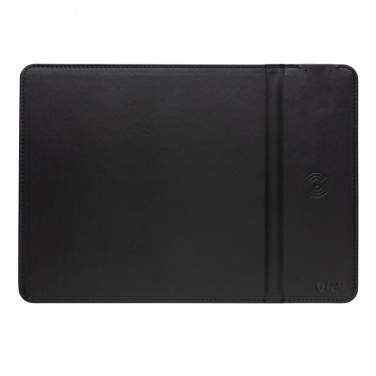 Logo trade reklaamtoote pilt: Swiss Peak RCS taaskasutatud PU 10W juhtmevaba laadimisega hiirematt