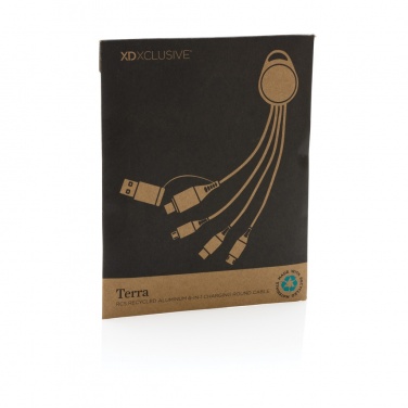 Logo trade reklaamkingitused foto: Terra RCS taaskasutatud alumiiniumist 6-in-1 laadimiskaabel