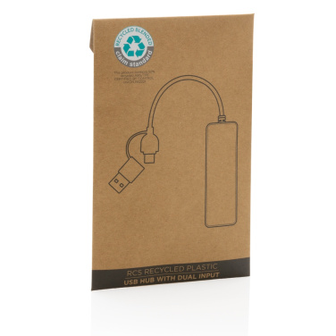 Logotrade reklaamkingi foto: RCS taaskasutatud plastist kahe sisendiga USB-jaotur