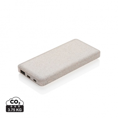 Logo trade firmakingituse pilt: 10 000 mah nisuõlgedest akupank