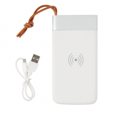 Logotrade ärikingid pilt: Aria 8000 mAh 5W juhtmevaba laadimise akupank