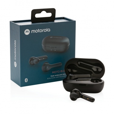 Logotrade firmakingitused pilt: Motorola IPX5 TWS MOTO nupud 85