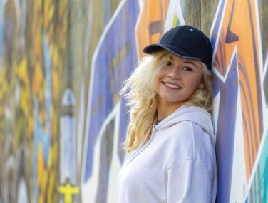 Logo trade ärikingitused foto: Impact AWARE™ Harjatud puuvillane 6 paneeliga kontrastkork 280gr