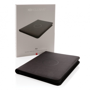 Logo trade ärikingituse pilt: Air 5W juhtmevaba laadimisega portfolio A4 koos 5000 mAh akupangaga