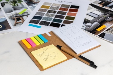 Logotrade reklaamkingitused pilt: Kraft-kleeppaberite A6 vihik koos pliiatsiga