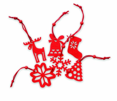 Logotrade firmakingituse foto: Komplektis 6 puuvildist riidepuud