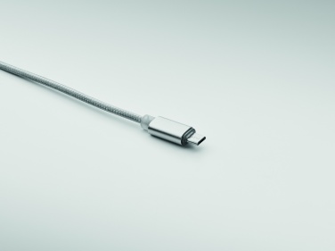 Logo trade reklaamtoote pilt: 2-ühes pikk laadimiskaabel