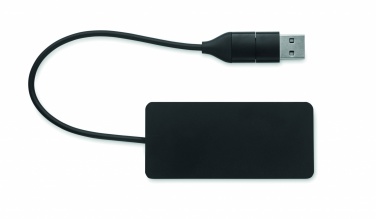 Logotrade ärikingitused pilt: 3-pordiline USB-jaotur 20 cm kaabliga