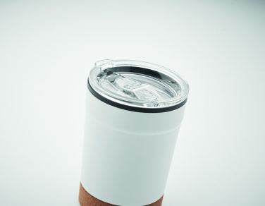 Logotrade ärikingi foto: Topeltseinaga termoskruus, 300 ml, korgist alusega