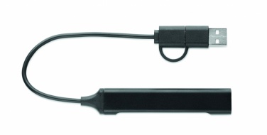 Logotrade ärikingid pilt: USB 4 pordiga jaotur 19 cm