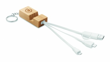 Logotrade firmakingi foto: Bambusest võtmehoidja ja mobiilialus Salo