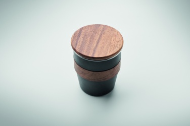 Logo trade reklaamkingid foto: Pähklise viimistlusega termostops, 350 ml