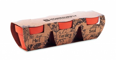 Logo trade meene pilt: Terrakota 3 ürdipoti komplekt