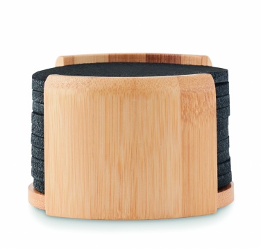 Logo trade firmakingituse pilt: RPET rannaalused bambusest hoidikus