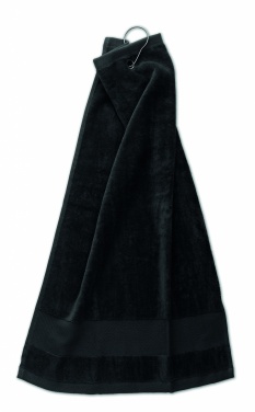 Logotrade firmakingid pilt: Puuvillane golfirätik riidepuuga