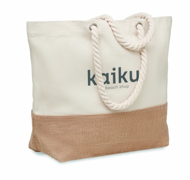 Logo trade firmakingituse pilt: Lõuendist rannakott 280 gr/m²