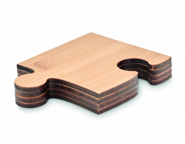 Logotrade firmakingitused pilt: Puzzle kujuliste tassialuste komplekt