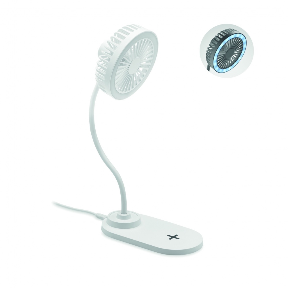 Logotrade ärikingid pilt: Valgusega laualaadija ventilaator