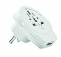 Skross World to Europe USB 12W, Valge
