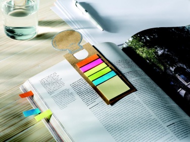 Logo trade reklaamtoote pilt: Järjehoidja kleepuva memopadjaga