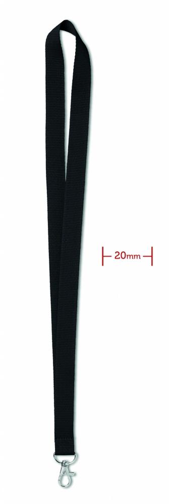 Logotrade ärikingid pilt: Lihtne kaelapael 20 mm