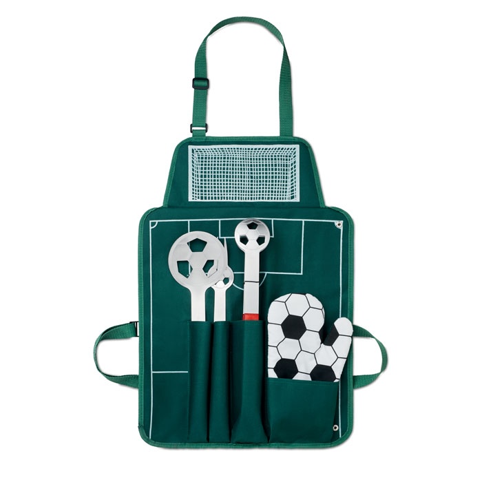 Logotrade meened pilt: Jalgpalliteemaline BBQ komplekt