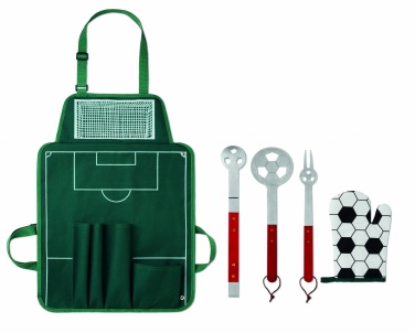 Logotrade ärikingitused pilt: Jalgpalliteemaline BBQ komplekt