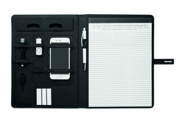 Logotrade reklaamtooted pilt: A4 mapp koos juhtmevaba laadijaga 5W