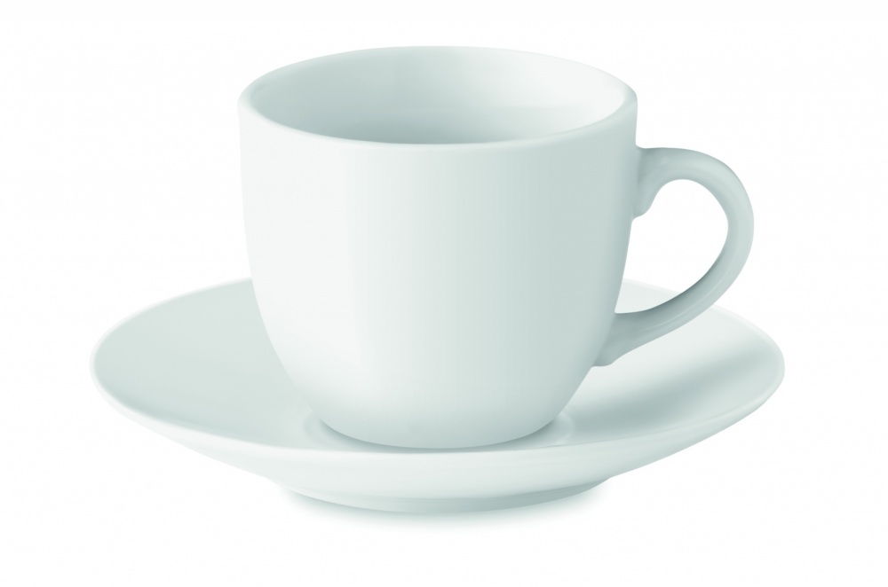 Logotrade reklaamkingituse foto: Espressotass ja alustass 80 ml