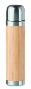 Logo trade firmakingitused foto: Topeltseintega bambusest termos 400ml CHAN BAMBOO