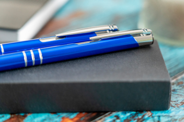 Logotrade meene foto: Metallist kirjutuskomplekt CLAREMONT