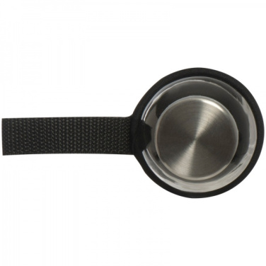 Logotrade meened pilt: Klaaspudel Klagenfurt roostevabast terasest korgiga 500 ml