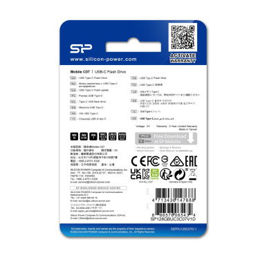 Logo trade reklaamtooted foto: Mälupulk SILICON POWER MOBILE - C07 3,2 32GB