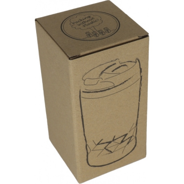 Logo trade ärikingi pilt: Roostevabast terasest kaanega kruus ROMA 250 ml