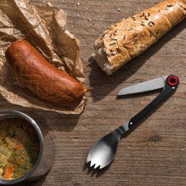 Logo trade firmakingid foto: Multifunktsionaalne lusikas LATEMAR Schwarzwolf