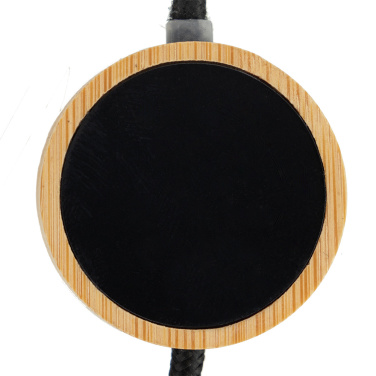 Logo trade reklaamkingid foto: 4in1 pikk puidust kaabel valgustatud logoga graveerimiseks