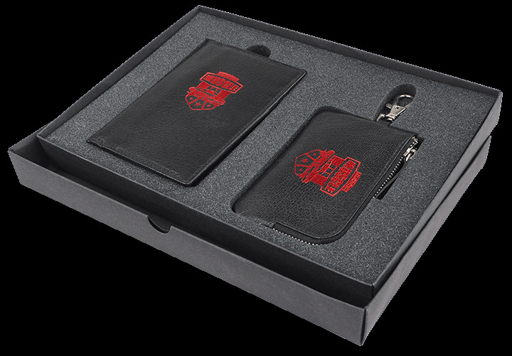 Logo trade ärikingituse pilt: Kinkekomplekt RFID kaardihoidjaga 531052