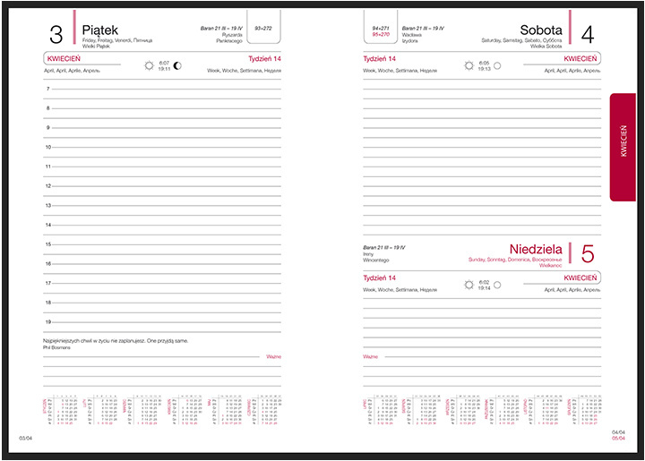Logo trade reklaamtoote pilt: Kalender 640131