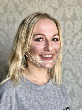 Logotrade firmakingitused pilt: ATENA läbipaistev näokaitse-mask suu ja nina jaoks 1461162