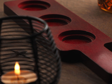 Logotrade reklaamtoote foto: Puidust 3 Shot klaasi alusega 1863121